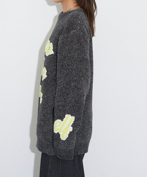 CIAOPANIC(チャオパニック)の「【エルフ×CIAOPANIC】#伝説彼ニット(ニット/セーター・レディース・チャコールグレー・FREE)」の8枚目の写真