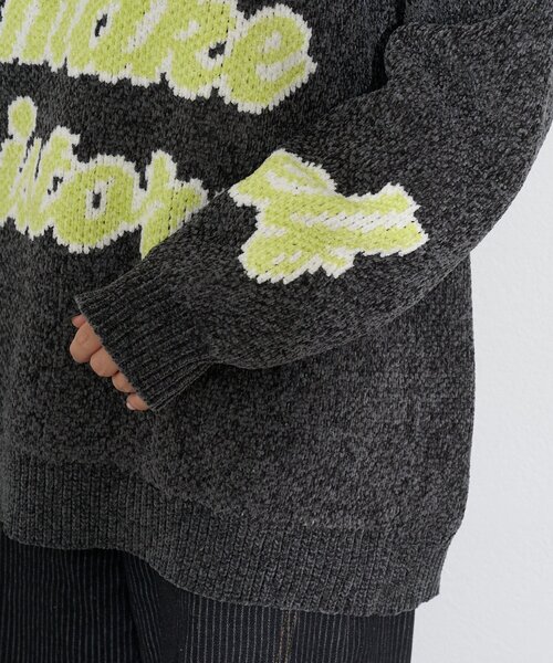 CIAOPANIC(チャオパニック)の「【エルフ×CIAOPANIC】#伝説彼ニット(ニット/セーター・レディース・チャコールグレー・FREE)」の12枚目の写真