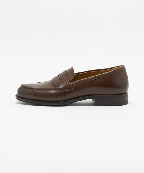 A DAY IN THE LIFE UNITED ARROWS(アデイインザライフユナイテッドアローズ)の「スムース レザー ローファー-撥水-<A DAY IN THE LIFE>(ローファー・メンズ・ブラウン系/ブラック・9/8h/8/7h)」の1枚目の写真