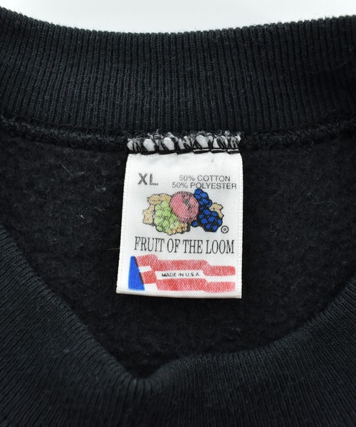 FRUIT OF THE LOOM(フルーツオブザルーム)の「【USED】90's Fruit of the Loom “What time is recess?” アート スウェット USA製(スウェット・メンズ・ブラック・X-LARGE)」の5枚目の写真