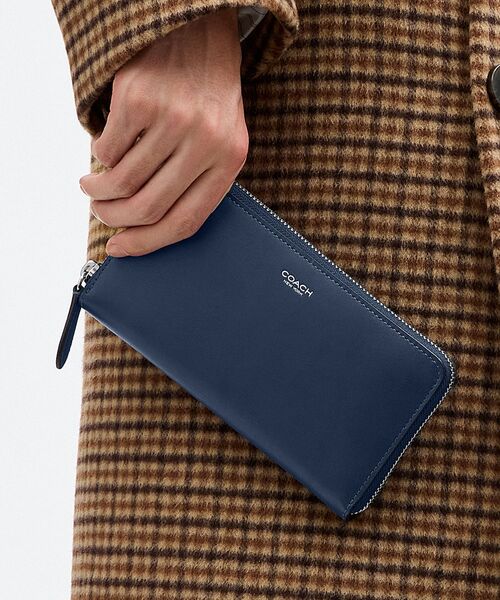 ✾コーチ COACH 長財布 ✾シグネチャー ✾ブルー COACH｜コーチの財布（ブルー・ネイビー/青色系・ブランドロゴ）通販