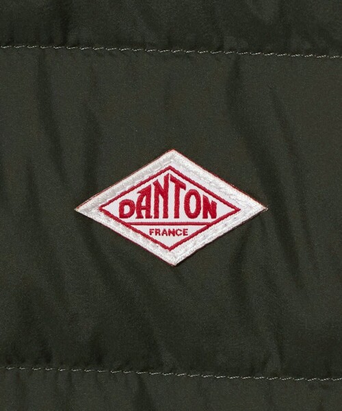 DANTON（ダントン）の「＜DANTON＞インナー ダウン ジャケット（ダウンジャケット/コート・レディース・グレー系/ブラック・S/M）」の8枚目の写真