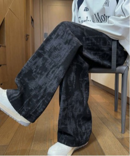 DOUBLE STEAL(ダブルスティール)の「DSニュアンス総柄バギーパンツ(その他パンツ・メンズ・ブラック/オフホワイト・X-LARGE/MEDIUM/LARGE)」の8枚目の写真
