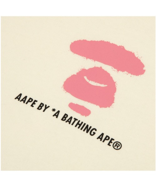 AAPE BY A BATHING APE(エーエイプバイアベイシングエイプ)の「AAPE BASIC PULLOVER HOODIE(パーカー・メンズ・ブラック/アイボリー・X-LARGE/SMALL/MEDIUM/LARGE/XX-LARGE/X-SMALL)」の4枚目の写真