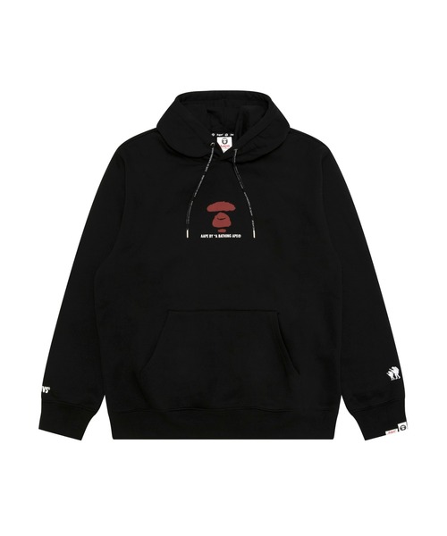 AAPE BY A BATHING APE(エーエイプバイアベイシングエイプ)の「AAPE BASIC PULLOVER HOODIE(パーカー・メンズ・ブラック/アイボリー・X-LARGE/SMALL/MEDIUM/LARGE/XX-LARGE/X-SMALL)」の6枚目の写真