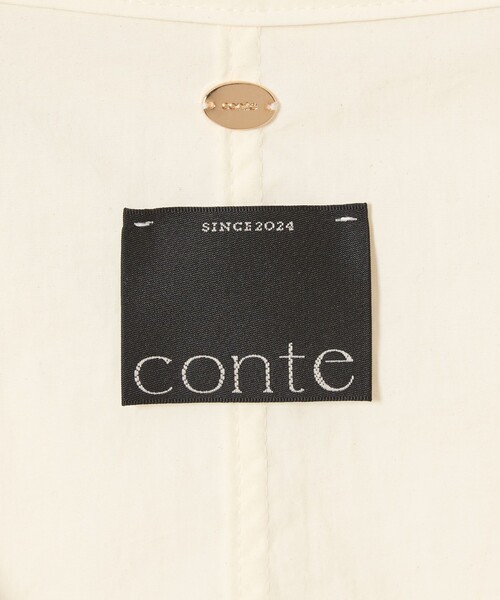 conte(コンテ)の「<conte>ナイロン モッズコート(モッズコート・レディース・ベージュ/オフホワイト・FREE)」の17枚目の写真