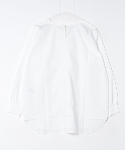 FUNALIVE(ファンアライブ)の「26AW ポプリンリブ袖長袖プルオーバー(Tシャツ/カットソー・レディース・サックスブルー/アイボリー/ブラック・M-L)」の22枚目の写真