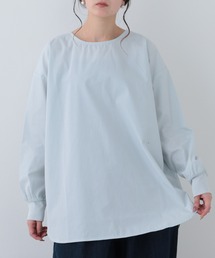 26AW ポプリンリブ袖長袖プルオーバー