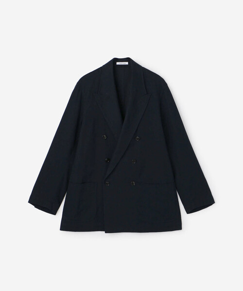 Bshop(ビショップ)の「CHEMISE D'ADAM | 〈別注〉SHIRT JACKET WOMEN(テーラードジャケット・レディース・ネイビー・36)」の2枚目の写真
