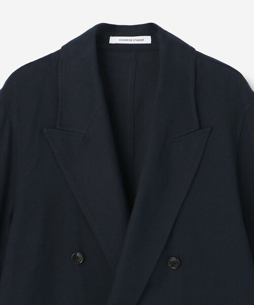 Bshop(ビショップ)の「CHEMISE D'ADAM | 〈別注〉SHIRT JACKET WOMEN(テーラードジャケット・レディース・ネイビー・36)」の4枚目の写真