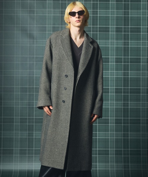 MAISON SPECIAL(メゾンスペシャル)の「《UNISEX》【Italian Dead Stock Fabric】プライムオーバーチェスターフィールドコート/Prime-Over Chesterfield Coat【MAISON SPECIAL/メゾンスペシャル】(チェスターコート・メンズ・ブラック/ホワイト/グレイッシュベージュ/ネイビー/ダークブラウン/チャコールグレー/ダークネイビー・2/1/0)」の1枚目の写真