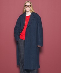 《UNISEX》【Italian Dead Stock Fabric】プライムオーバーチェスターフィールドコート/Prime-Over Chesterfield Coat【MAISON SPECIAL/メゾンスペシャル】