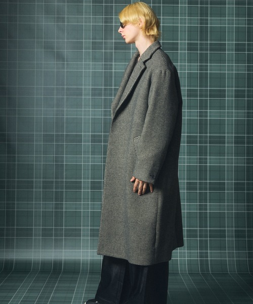 MAISON SPECIAL(メゾンスペシャル)の「《UNISEX》【Italian Dead Stock Fabric】プライムオーバーチェスターフィールドコート/Prime-Over Chesterfield Coat【MAISON SPECIAL/メゾンスペシャル】(チェスターコート・メンズ・ブラック/ホワイト/グレイッシュベージュ/ネイビー/ダークブラウン/チャコールグレー/ダークネイビー・2/1/0)」の16枚目の写真