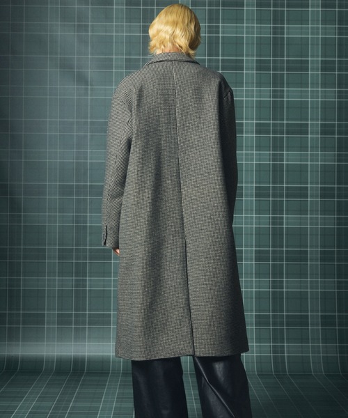 MAISON SPECIAL(メゾンスペシャル)の「《UNISEX》【Italian Dead Stock Fabric】プライムオーバーチェスターフィールドコート/Prime-Over Chesterfield Coat【MAISON SPECIAL/メゾンスペシャル】(チェスターコート・メンズ・ブラック/ホワイト/グレイッシュベージュ/ネイビー/ダークブラウン/チャコールグレー/ダークネイビー・2/1/0)」の17枚目の写真