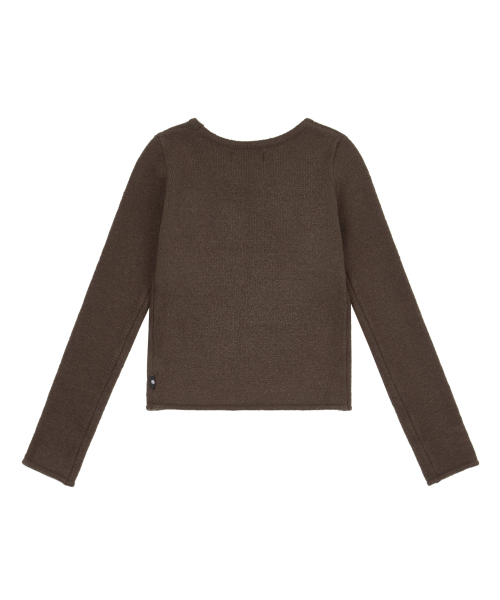 GILAARCHIVE（ギラアーカイブ）の「P.B.A GIRL KNIT_BROWN（ニット/セーター・レディース・その他・FREE）」の6枚目の写真