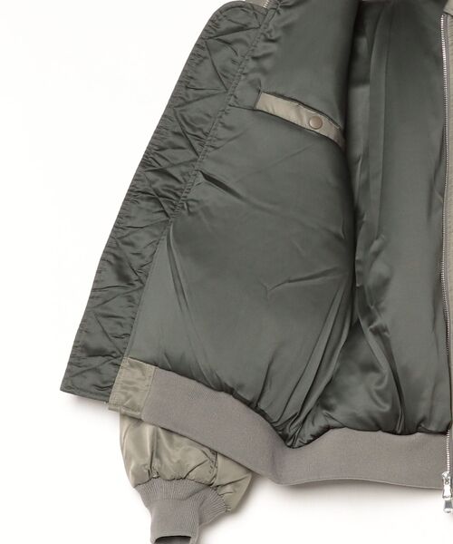 Mc McGREGOR(エムシーマックレガー)の「【Mc McGREGOR】Flight Jacket(MA-1・メンズ・モスグリーン/ネイビー・L/M)」の4枚目の写真