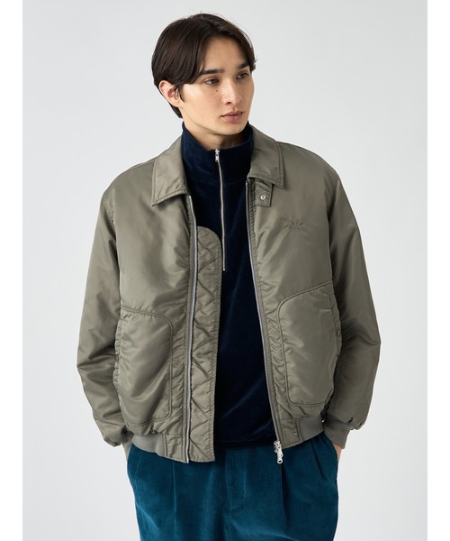 Mc McGREGOR(エムシーマックレガー)の「【Mc McGREGOR】Flight Jacket(MA-1・メンズ・モスグリーン/ネイビー・L/M)」の2枚目の写真