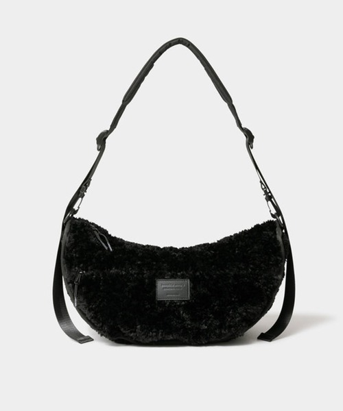 beautiful people(ビューティフルピープル)の「【beautiful people/ビューティフルピープル】《STUDIOUS別注カラー》pertex & boa shoulder bag/パーテックス&ボアショルダーバッグ(ショルダーバッグ・レディース・ブラック/アイボリー・FREE)」の16枚目の写真