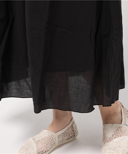 earth music&ecology（アースミュージックアンドエコロジー）の「【2016Summer】ヨウリュウマキシスカート（スカート・レディース・ホワイト/グリーン/ネイビー/ブラック・FREE）」の10枚目の写真