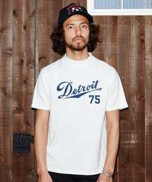 HYSTERIC GLAMOUR | DETROIT 75 pt ポケ付モックネックT-SH(Tシャツ/カットソー)