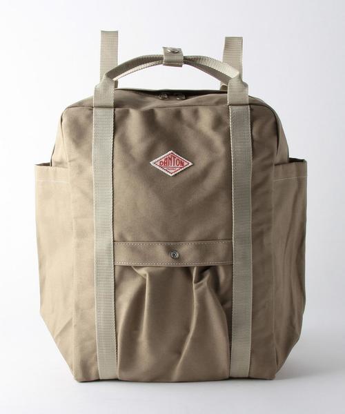 DANTON（ダントン）の「[ダントン]DANTON CB 2WAY CVS BP バックパック（バックパック/リュック・レディース・ブラック/ダークグレー/ベージュ/ネイビー・FREE）」の4枚目の写真