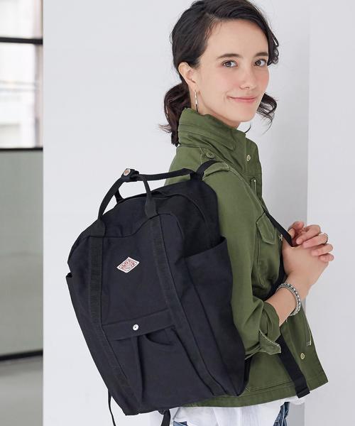 DANTON（ダントン）の「[ダントン]DANTON CB 2WAY CVS BP バックパック（バックパック/リュック・レディース・ブラック/ダークグレー/ベージュ/ネイビー・FREE）」の2枚目の写真