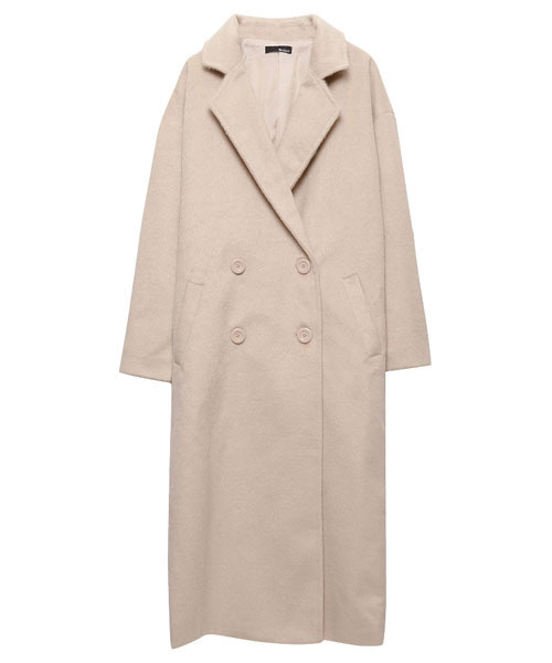 Re:EDIT（リエディ）の「[リエディ]ダブルボタンチェスターコートアウター/コート（チェスターコート・レディース・グレー/チャコールグレー/ブラック/サックスブルー/ベージュ/ピンクベージュ・MEDIUM/LARGE）」の5枚目の写真