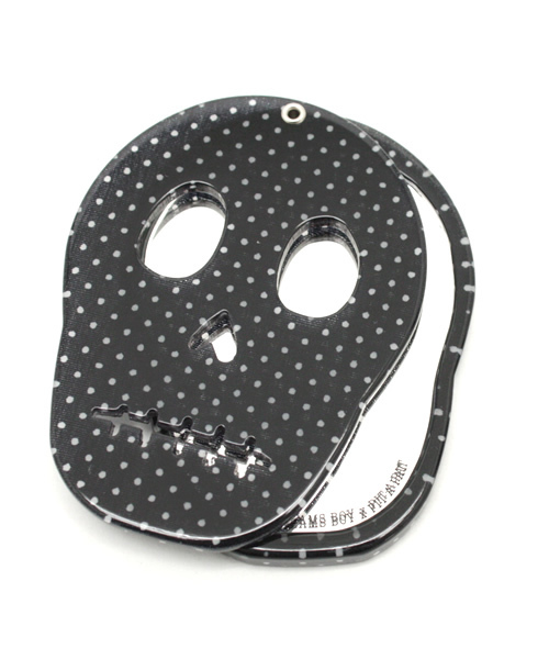 BEAMS BOY（ビームスボーイ）の「BEAMS BOY×PIT A PAT / スカルミラー（ミラー・レディース・サックスブルー/ブルー/ネイビー・ONE SIZE）」の2枚目の写真