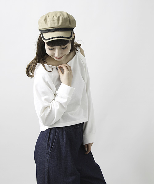 WEGO（ウィゴー）の「WEGO/ワンショルダースウェット（スウェット・レディース・ブラック/オフホワイト・FREE）」の11枚目の写真