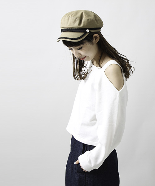 WEGO（ウィゴー）の「WEGO/ワンショルダースウェット（スウェット・レディース・ブラック/オフホワイト・FREE）」の12枚目の写真