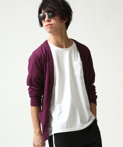 ZIP FIVE(ジップファイブ)の「【ZIP FIVE】コットンカーディガン(カーディガン/ボレロ・メンズ・杢グレー/ブルー/オートミール/マスタード/ネイビー/チャコール/ワイン/オリーブ/ブラック/ベージュ/グリーン/パープル/ブラウン・LARGE/SMALL/X-LARGE/MEDIUM)」の11枚目の写真