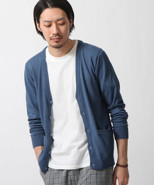 ZIP FIVE(ジップファイブ)の「【ZIP FIVE】コットンカーディガン(カーディガン/ボレロ・メンズ・杢グレー/ブルー/オートミール/マスタード/ネイビー/チャコール/ワイン/オリーブ/ブラック/ベージュ/グリーン/パープル/ブラウン・LARGE/SMALL/X-LARGE/MEDIUM)」の10枚目の写真