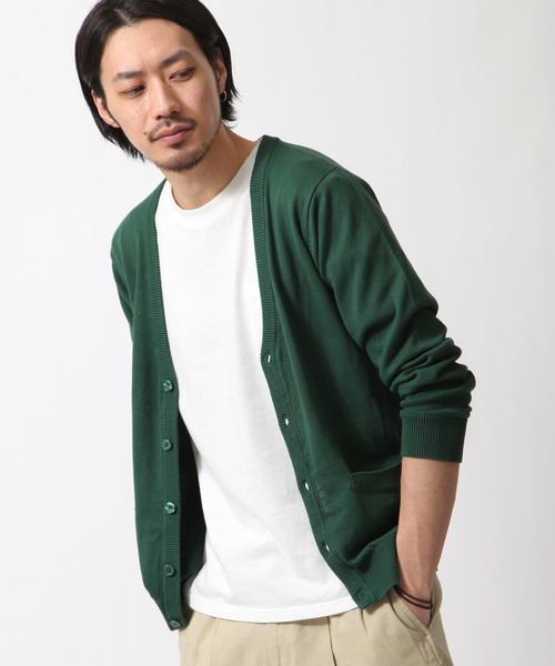 ZIP FIVE(ジップファイブ)の「【ZIP FIVE】コットンカーディガン(カーディガン/ボレロ・メンズ・杢グレー/ブルー/オートミール/マスタード/ネイビー/チャコール/ワイン/オリーブ/ブラック/ベージュ/グリーン/パープル/ブラウン・LARGE/SMALL/X-LARGE/MEDIUM)」の1枚目の写真