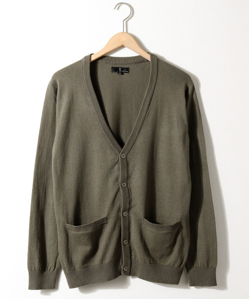 ZIP FIVE(ジップファイブ)の「【ZIP FIVE】コットンカーディガン(カーディガン/ボレロ・メンズ・杢グレー/ブルー/オートミール/マスタード/ネイビー/チャコール/ワイン/オリーブ/ブラック/ベージュ/グリーン/パープル/ブラウン・LARGE/SMALL/X-LARGE/MEDIUM)」の20枚目の写真