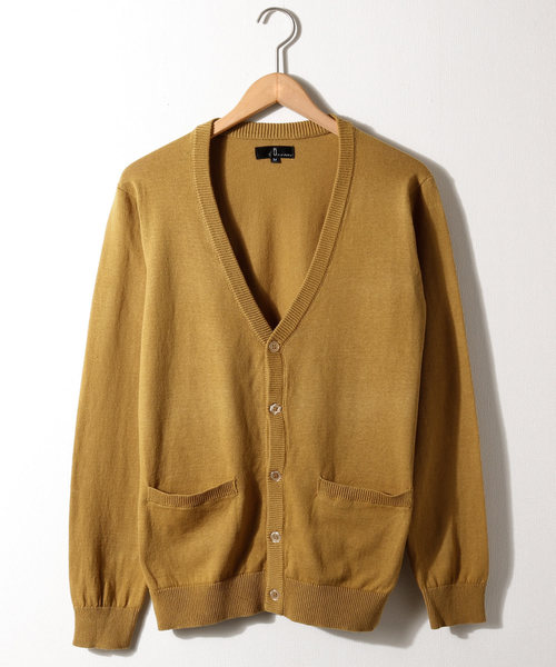 ZIP FIVE(ジップファイブ)の「【ZIP FIVE】コットンカーディガン(カーディガン/ボレロ・メンズ・杢グレー/ブルー/オートミール/マスタード/ネイビー/チャコール/ワイン/オリーブ/ブラック/ベージュ/グリーン/パープル/ブラウン・LARGE/SMALL/X-LARGE/MEDIUM)」の15枚目の写真