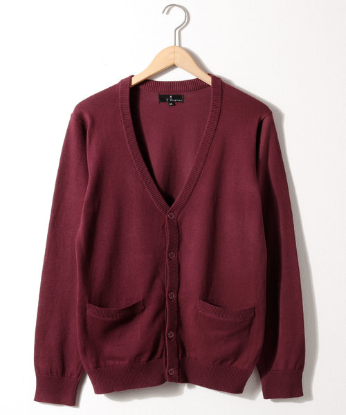 ZIP FIVE(ジップファイブ)の「【ZIP FIVE】コットンカーディガン(カーディガン/ボレロ・メンズ・杢グレー/ブルー/オートミール/マスタード/ネイビー/チャコール/ワイン/オリーブ/ブラック/ベージュ/グリーン/パープル/ブラウン・LARGE/SMALL/X-LARGE/MEDIUM)」の14枚目の写真