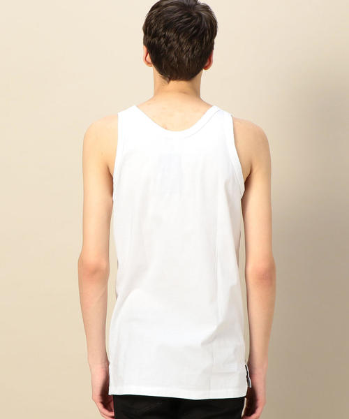 BEAUTY&YOUTH UNITED ARROWS(ビューティーアンドユースユナイテッドアローズ)の「BY ロングタンクトップ -MADE IN JAPAN-(タンクトップ・メンズ・ブラック/ホワイト・LARGE/MEDIUM/SMALL)」の6枚目の写真