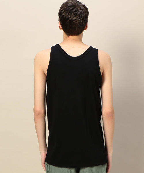 BEAUTY&YOUTH UNITED ARROWS(ビューティーアンドユースユナイテッドアローズ)の「BY ロングタンクトップ -MADE IN JAPAN-(タンクトップ・メンズ・ブラック/ホワイト・LARGE/MEDIUM/SMALL)」の4枚目の写真