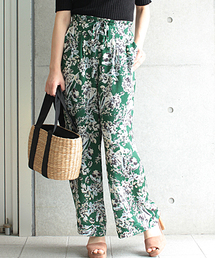 laboratory work | サテンプリントイージーパンツ(その他パンツ)