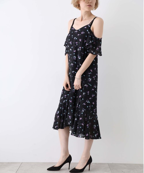 NINE（ナイン）の「【NINE(ナイン)】《STUDIOUS別注》フラワーワンピース x リブニットセットアップ（ワンピース・レディース・ピンク/ブルー・FREE）」の7枚目の写真