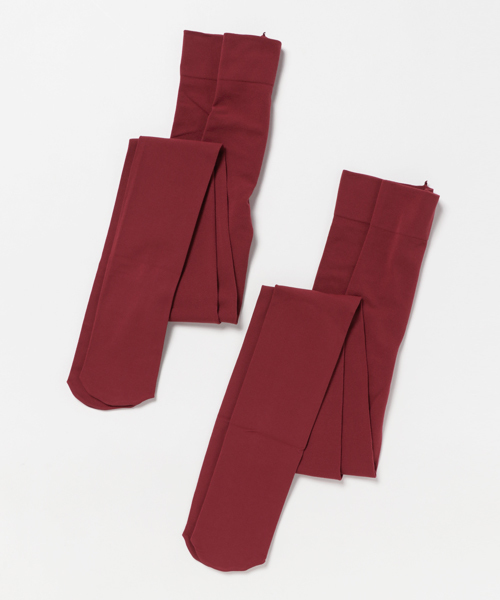 PUNYUS（プニュズ）の「2P80Dタイツ（タイツ/ストッキング・レディース・ホワイト/ブラック/レッド/マスタード・2/3）」の4枚目の写真