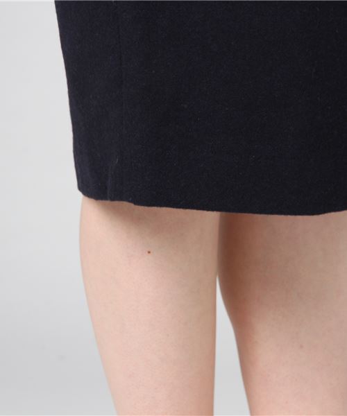 Te chichi（テチチ）の「フラノベルト付タイトスカート（スカート・レディース・ネイビー/イエロー/ラベンダー/キャメル・SMALL/MEDIUM）」の11枚目の写真