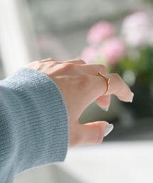 Jewel closet by L&Co. ダイヤモンド＆シトリン　ねこリング ダイヤモンド＆シトリン ねこ リング（リング）｜Jewel closet