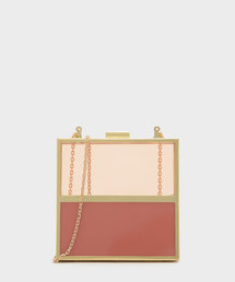 CHARLES & KEITH | カラーブロックボクシィクラッチ / COLOUR BLOCK BOXY CLUTCH(クラッチバッグ)