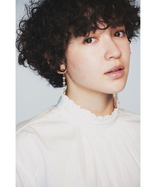 TONE SELECT GOODS(トーンセレクトグッズ)の「【fleur by Miho Nakayama】リーフチェーンマカロンカラーピアスセット(ピアス(両耳用)・レディース・ピンク/ミント/イエロー系その他/ピンク系その他・FREE)」の3枚目の写真