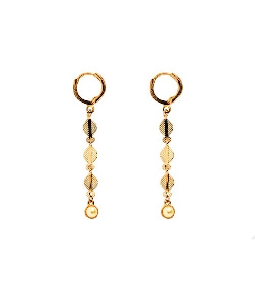 TONE SELECT GOODS(トーンセレクトグッズ)の「【fleur by Miho Nakayama】リーフチェーンマカロンカラーピアスセット(ピアス(両耳用)・レディース・ピンク/ミント/イエロー系その他/ピンク系その他・FREE)」の7枚目の写真