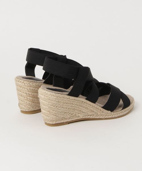 RIVE DROITE（リヴドロワ）の「クロスエスパドリーユ（サンダル・レディース・グレー/ブラック・LARGE/MEDIUM/SMALL）」の4枚目の写真