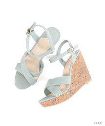 RANDA | フラワー刺繍サンダル(サンダル)