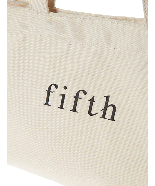 fifth（フィフス）の「【5周年】ロゴランチトートバッグ（トートバッグ・レディース・オフホワイト・FREE）」の5枚目の写真