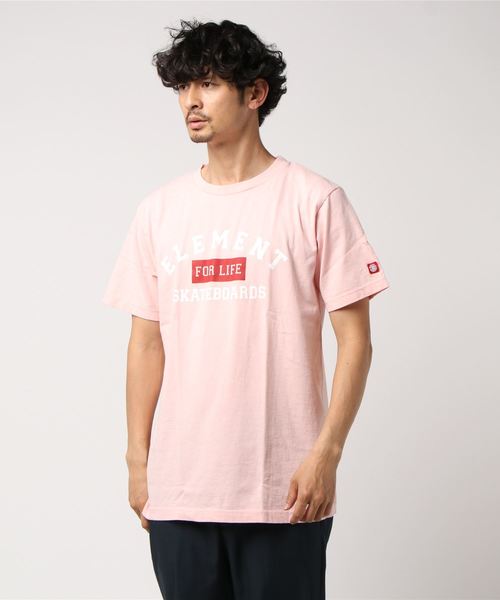 ELEMENT（エレメント）の「ELEMENT メンズ FOR LIFE SS Ｔシャツ（Tシャツ/カットソー・メンズ・ピンク/イエロー/ブルー/ミント・MEDIUM/LARGE/X-LARGE）」の4枚目の写真
